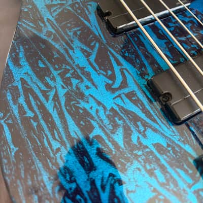Schecter C-4 Silver Mountain 2021 - Present - Corrosive Cobalt image 3