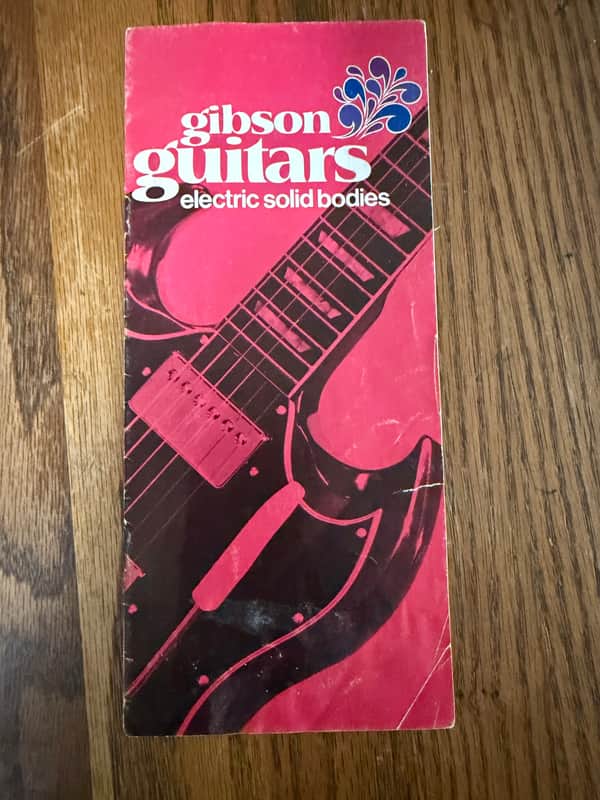 1970 Gibson original catalog SG Les Paul ES 335 1970 - 1971 - Original image 1