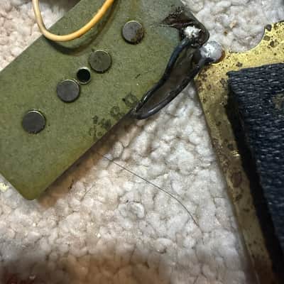 1972 Vintage Early CBS Fender Precision Bass Pbass - Natural image 23