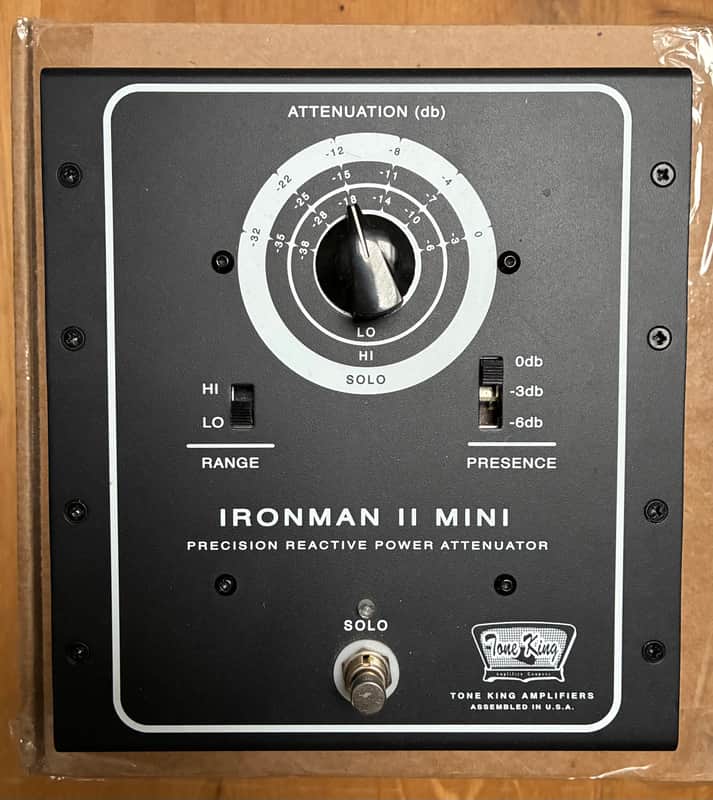 Tone King Ironman II Mini 30-Watt Precision Reactive Power Attenuator 2016 - Present - Black image 1