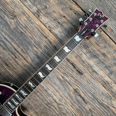 ESP Eclipse Custom Electric Guitar - Purple Peel image 4