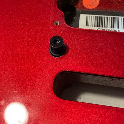 2008 Charvel USA San Dimas 2H Metallic Red Stratocaster Style Guitar Body Floyd Ready image 6