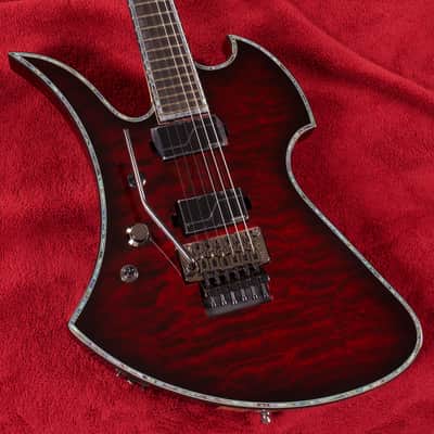 B.C. Rich Mockingbird Extreme Exotic with Floyd Rose Left Hand EXMGFRBCBLH 2020 Black Cherry Burst image 5