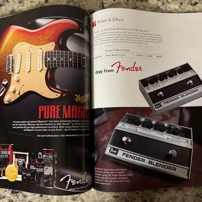 Fender Product Guide Accessories 2006 Gretsch Jackson Fender Blender Gig FX Keeley Visual sound Diaz squareface Texas Ranger Rat Pickups Bigsby image 8