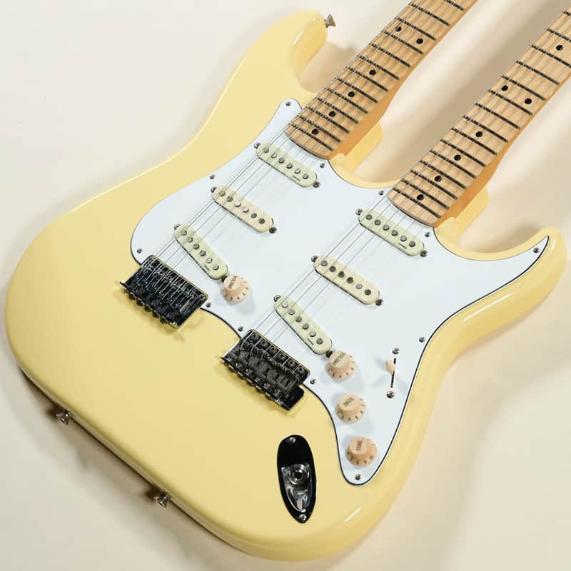 Fender Japan Yngwie Malmsteen Signature Model STW-230YM Yellow White [T000753] (06/15) image 1