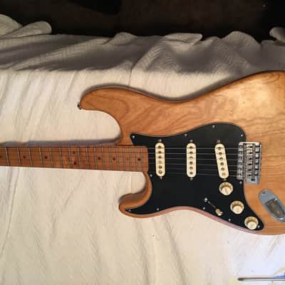 Lefty Greco Ash Left handed Stratocaster 1981 Natural Ash image 1