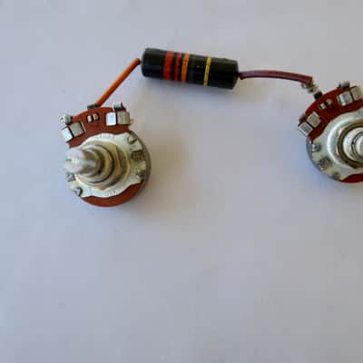 Vintage Gibson Les Paul Burst Harness, 1959, Bumblebee Caps, Pots, Switch, Jack, ES-335, 355 image 4