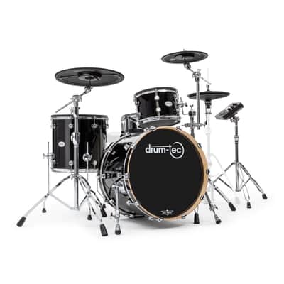 drum-tec pro 3 with Roland TD-27 - 1 up 1 down - Piano Black