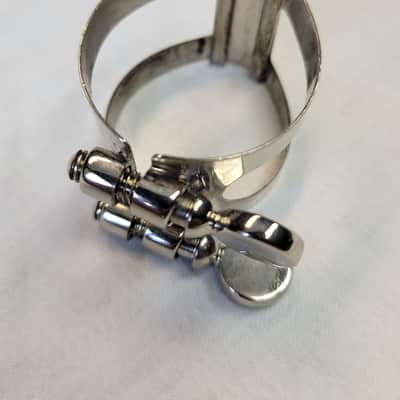 Vandoren Clarinet Mouthpiece, model 5RV Lyre with Bonade ligature & cap set image 6