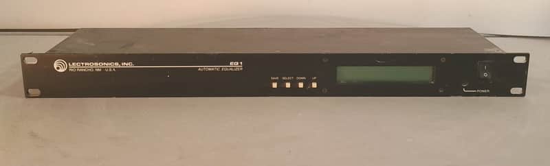 Lectrosonics EQ 1 EQ1 Automatic Equalizer Rack Mount Pro Audio EQ LecNet RS232