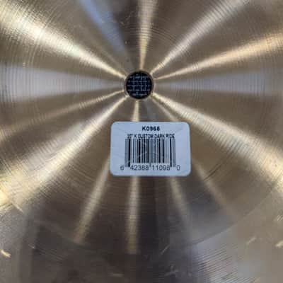 Zildjian K Custom Dark 20" Ride image 5