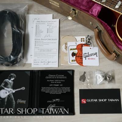 2013 Gibson Custom Shop Joe Perry 1959 Les Paul Reissue Tom Murphy Aged & Signed image 25