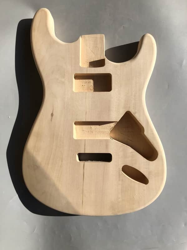 Guitar Body Basswood Wood High Quality Bolt on HH ST Unfinished image 1