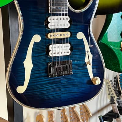 Ibanez PGM90HAM Hoshino 90th Anniversary Paul Gilbert Signature 1998 - Blue image 2