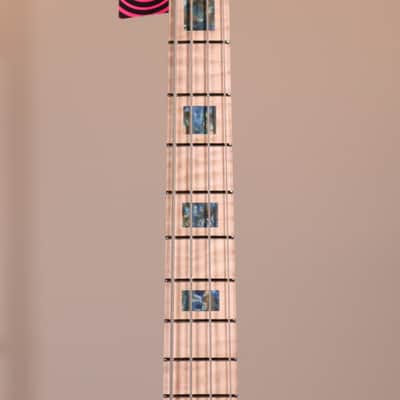 MusicMan Stingray Special BFR - Figured White Maple Fingerboard, Paua Blue Burst image 7