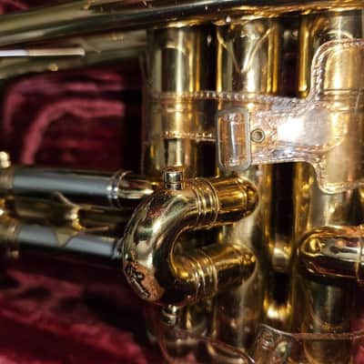 Couesnon Paris Trumpet with case. France. Very Good condition image 14