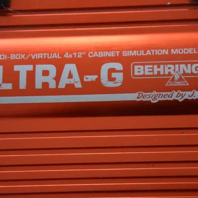 Behringer Ultra-G * GI100 Battery / Phantom Powered DI Box * Authentic 4 x 12" speaker emulation *  Ultra-flat  frequency response due to renowned BEHRINGER OT-1 transformer