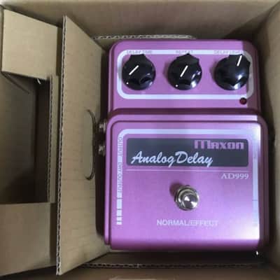Maxon Vintage Series AD999 Analog Delay Pedal w/ Original box & paperwork image 2