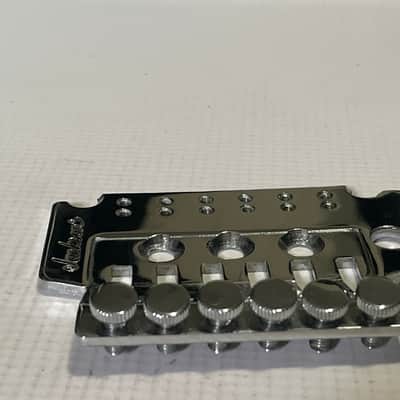 2000's Japan Jackson Licensed JT-580LP Floyd Rose Tremolo Bridge Chrome Base Plate image 9