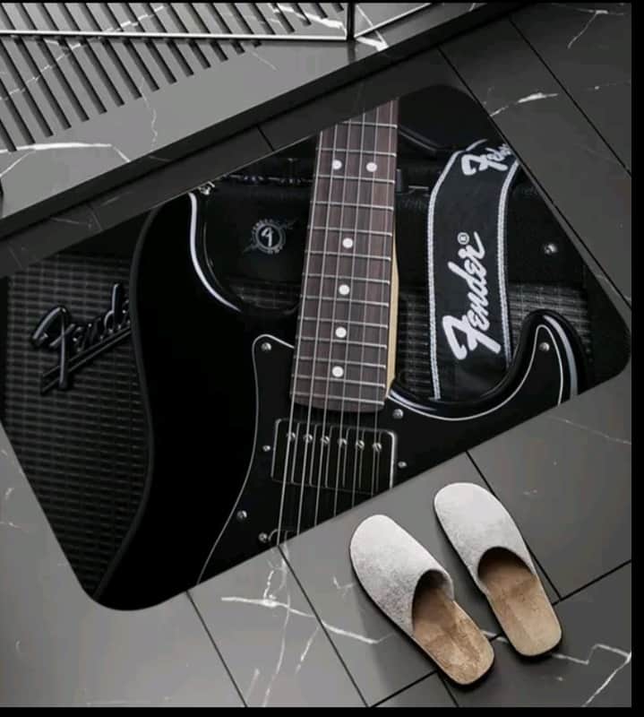 Fender Guitar Rug/Carpet Fender 2023 - Black image 1