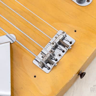 1953 Fender Precision Bass Vintage Blackguard Telecaster Bass Butterscotch w/ Case image 9