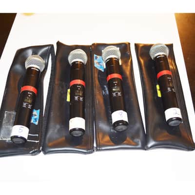 Shure SLX4 H5 4-Channel Wireless Microphone System – Complete Package with UA844, Antennas & Handhelds image 8