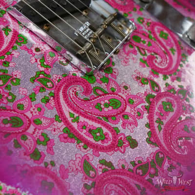 Fender Custom Shop Ron Thorn Masterbuilt 1968 Telecaster Maple Fingerboard Relic Pink Paisley image 9
