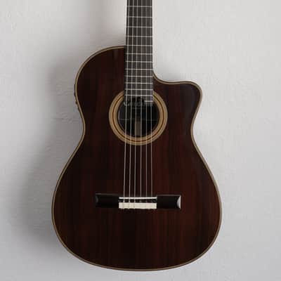 Cordoba  Fusion 12 Rose Classical Acoustic-Electric Guitar image 1