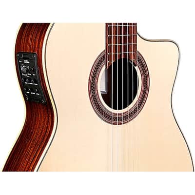 Cordoba GK Studio Negra Flamenco Acoustic-Electric Guitar Natural image 4