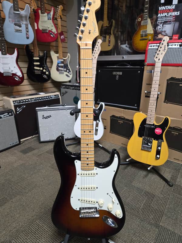 Fender American Standard Stratocaster with Maple Fretboard - 3-Color Sunburst image 1
