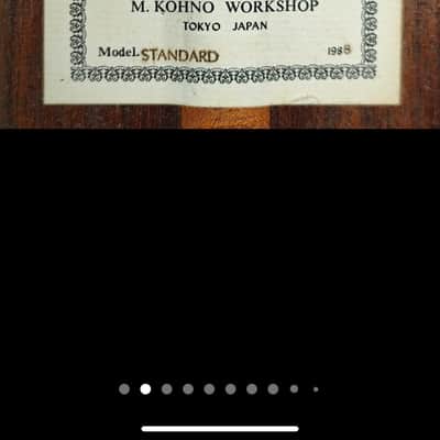 [Bear-Claw Spruce] Masaki Sakurai, STANDARD (1988: Same year he won the award) - All-solid classical guitar - made in Japan image 14