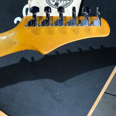 1990 Hamer USA Centaura HH - Offset Pickups - Black/Gold Sparkle - case included image 3