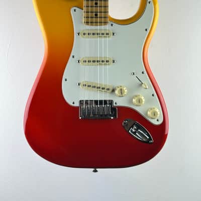 Fender Player Plus Stratocaster Tequila Sunrise 2021 Solid Body Electric Guitar image 1