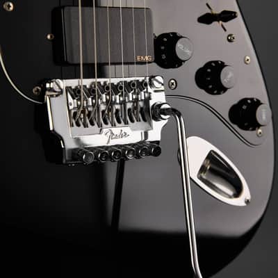 1980s Fender MIJ Contemporary Series Stratocaster Black image 9