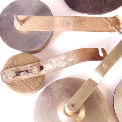 *Leedy/Ludwig External Felt+Pads Bass Drum Muffler Parts Lot Clamp-On Hoop-Mount image 3