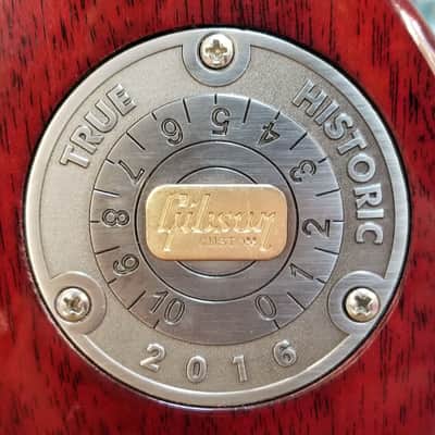 used 2016 Gibson Custom Shop True Historic 1960 Les Paul Reissue R0 in Vintage Cherry Sunburst, Very Good Condition image 16