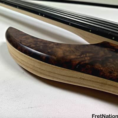 AC Guitars Krell 5-String Fretless Bass 34" Scale ACG Turkish Walnut 8.86lbs image 16