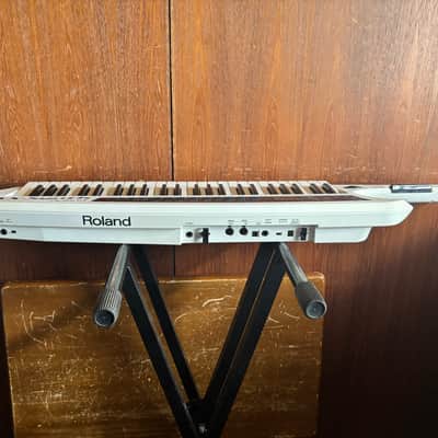 Roland AX-Synth Shoulder Synthesizer - White w/ gig bag power supply image 8