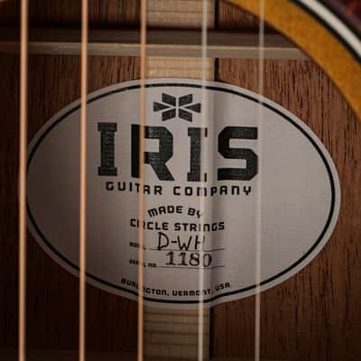 Iris DWH Natural Acoustic Guitar #1180 image 4