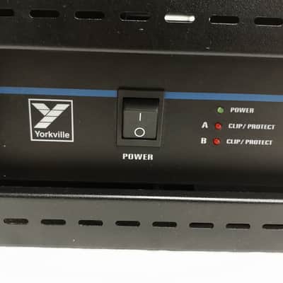Yorkville CR12 575 Watt Studio Power Amplifier #2371 Good Used Working Condition image 2