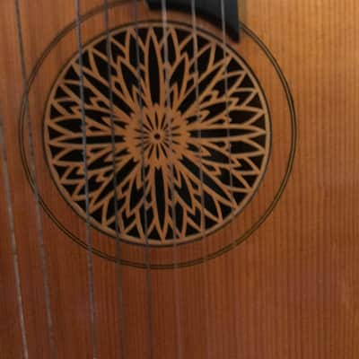 Crafton Swedish Lute 1950 Natural Mahogany image 6