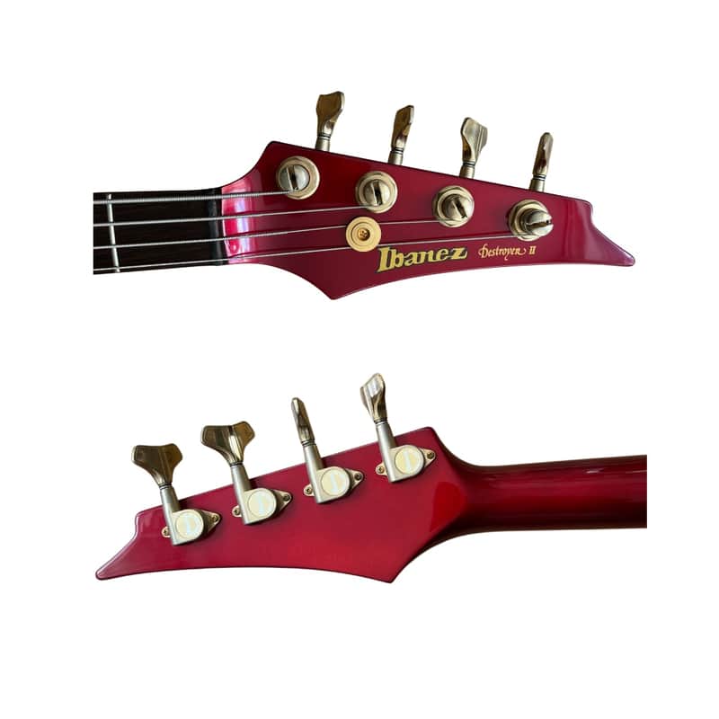 Ibanez Destroyer II Bass DT670 1984 - Metallic Red | Reverb