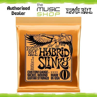 Ernie Ball Hybrid Slinky 9-46 Nickel Wound Electric Guitar Strings - 2222 image 1