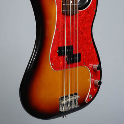 Fender Japan PB-62 Precision Bass Reissue CIJ 1997 - Three Tone Sunburst image 2