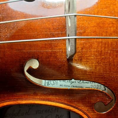 Professional Handmade 4/4 Violin – Stradivari 1714 “Soil” Model – Master European Luthier – Antiqued Finish – Certificate & Video Included image 4