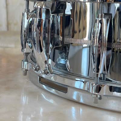 Gretsch Drums Usa Custom 14x05 Chrome over Brass image 5