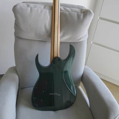 Ibanez RG752MQFXS 2016 - Transparent Aqua Blue image 7