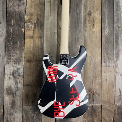 EVH Striped Series Circles Black and White Stripes EVH image 4