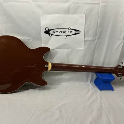 Hagstrom Alvar Limited Electric Guitar - Derby Brown Metallic image 7