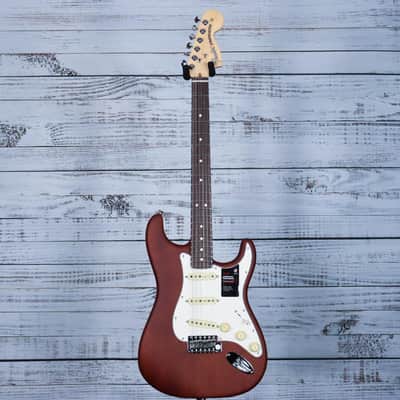 Fender Limited Edition American Performer Timber Stratocaster Electric Guitar | Mocha Sassafras image 3
